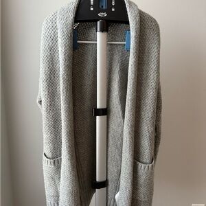 Cozy Gray Cardigan Sweater